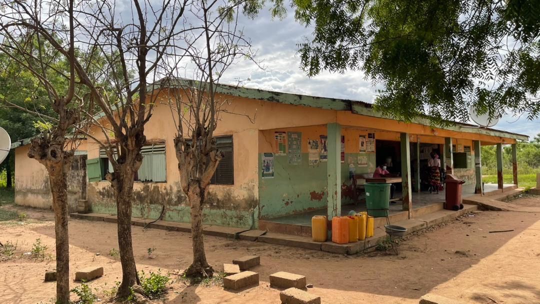 Bonakye Health Centre exterior — the main building serving the community